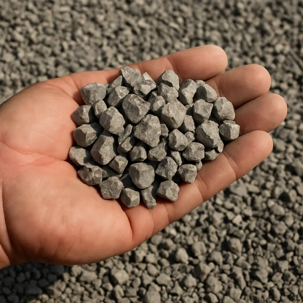 Holding 5–15 mm Crushed Concrete